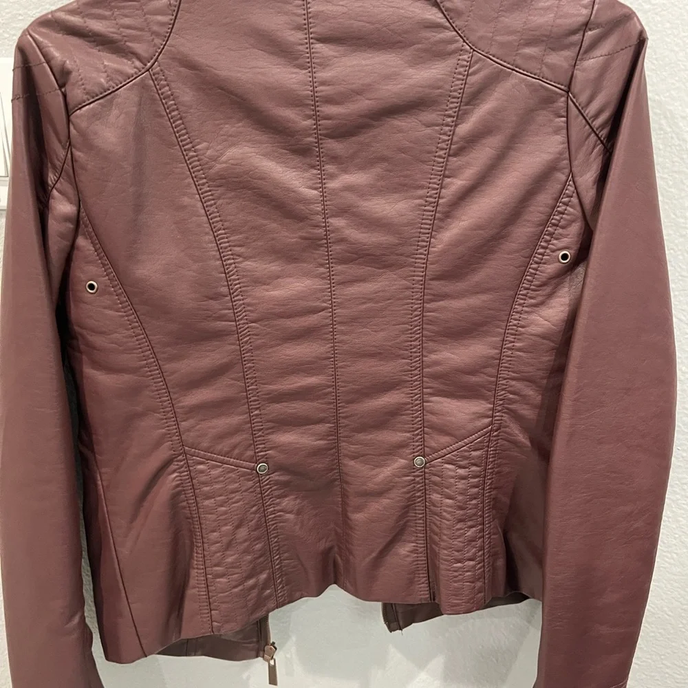 Jou Jou Faux Leather Jacket - Picture 4 of 9